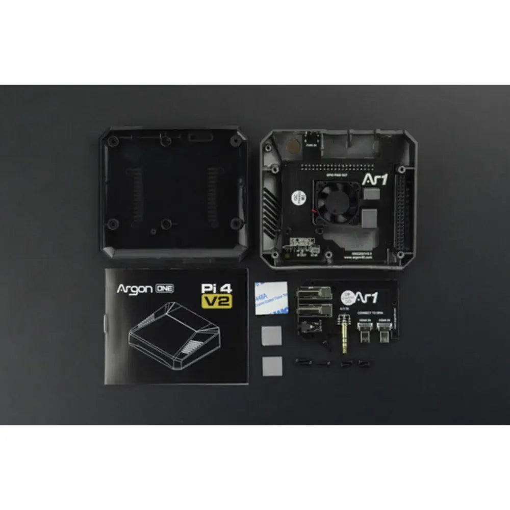 Argon ONE V2 Case w/ Fan & Power Button for Raspberry Pi 4