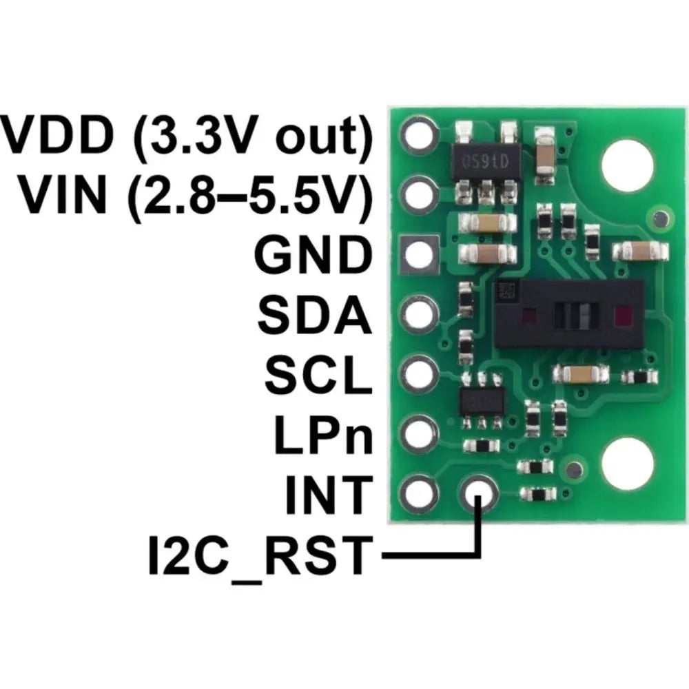 ドミンゴス「ウ・フ・フ」8cmCD VL53L5CX 8x8 Time of Flight (ToF) Array Sensor Breakout - RobotShop
