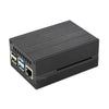 Stripe Cooling Case for Raspberry Pi 4 Built-In Active Radiator w/ Fins