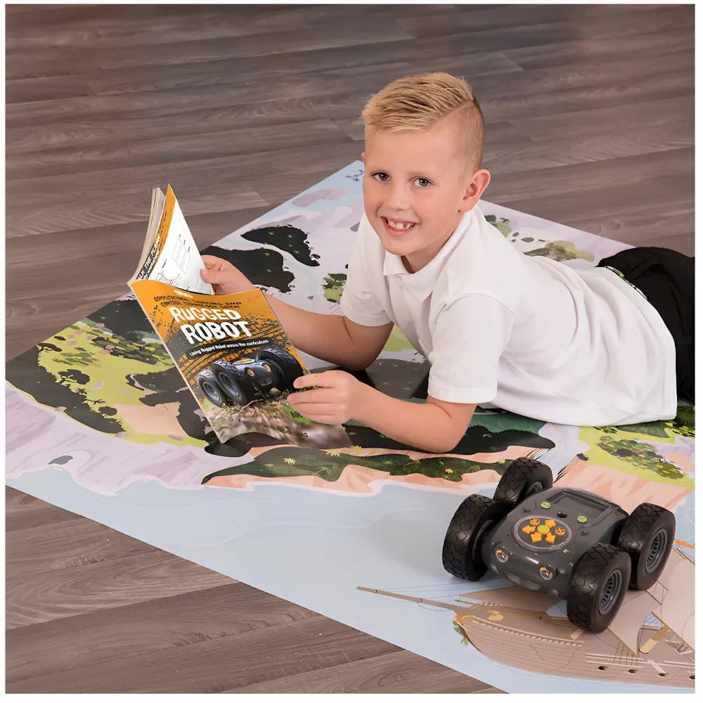 TTS Rugged Robot Activity Book - Classroom Coding &amp; STEM Lesson Guide for Tuff-Bot Programming Education - Teacher Resource with 7 Lesson Plans &amp; Photocopiable Activities | 68 Page