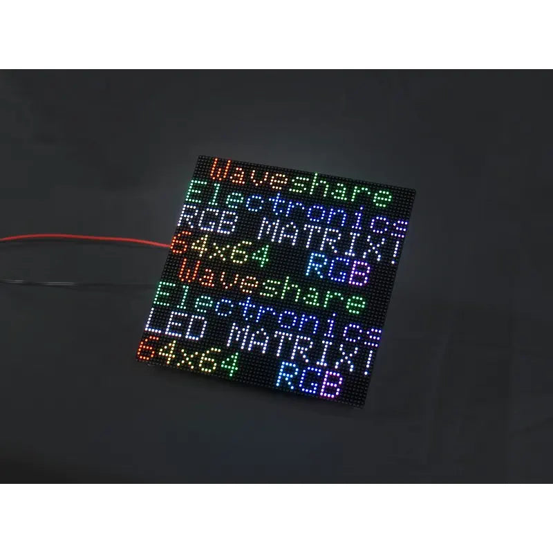Flexible RGB full-Color LED Matrix Panel, 3mm Pitch, 64x64, Bendable PCB