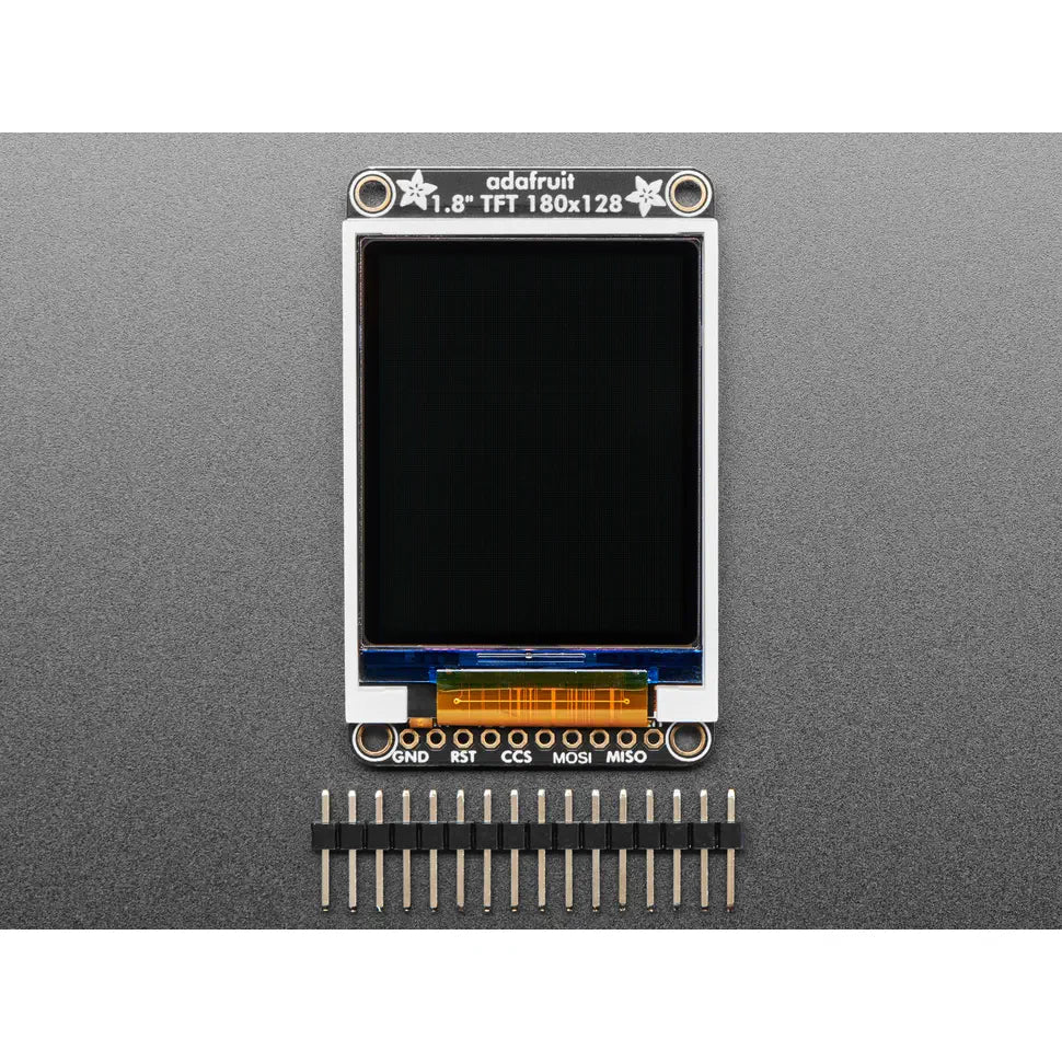 1.8 Inch Color TFT LCD Display w/ MicroSD Card Breakout - ST7735R