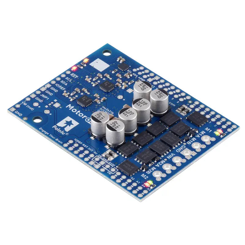Motoron M2S24v16 Dual High-Power Motor Controller Shield for Arduino (No Connectors)