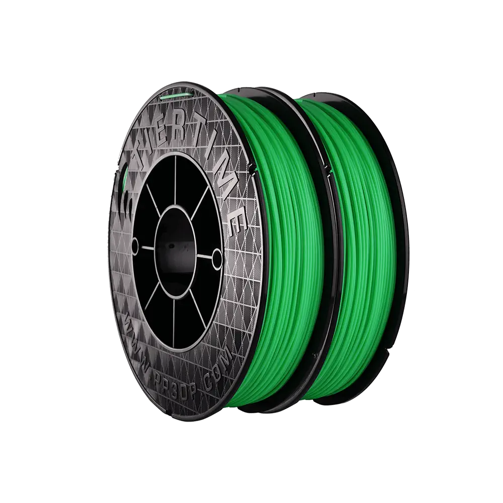 UP Fila Premium ABS for 3D Printer, 1.75mm, 2 spools of 500g, Green