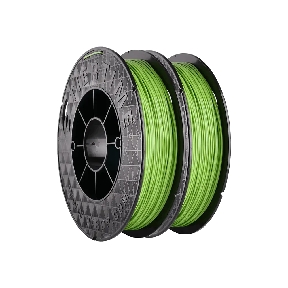 1KG UP Fila PLA for 3D Printer, 1.75mm, 2*500g, Green