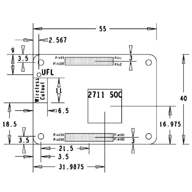 Raspberry Pi Compute Module 4 - 8GB RAM (CM4008000)
