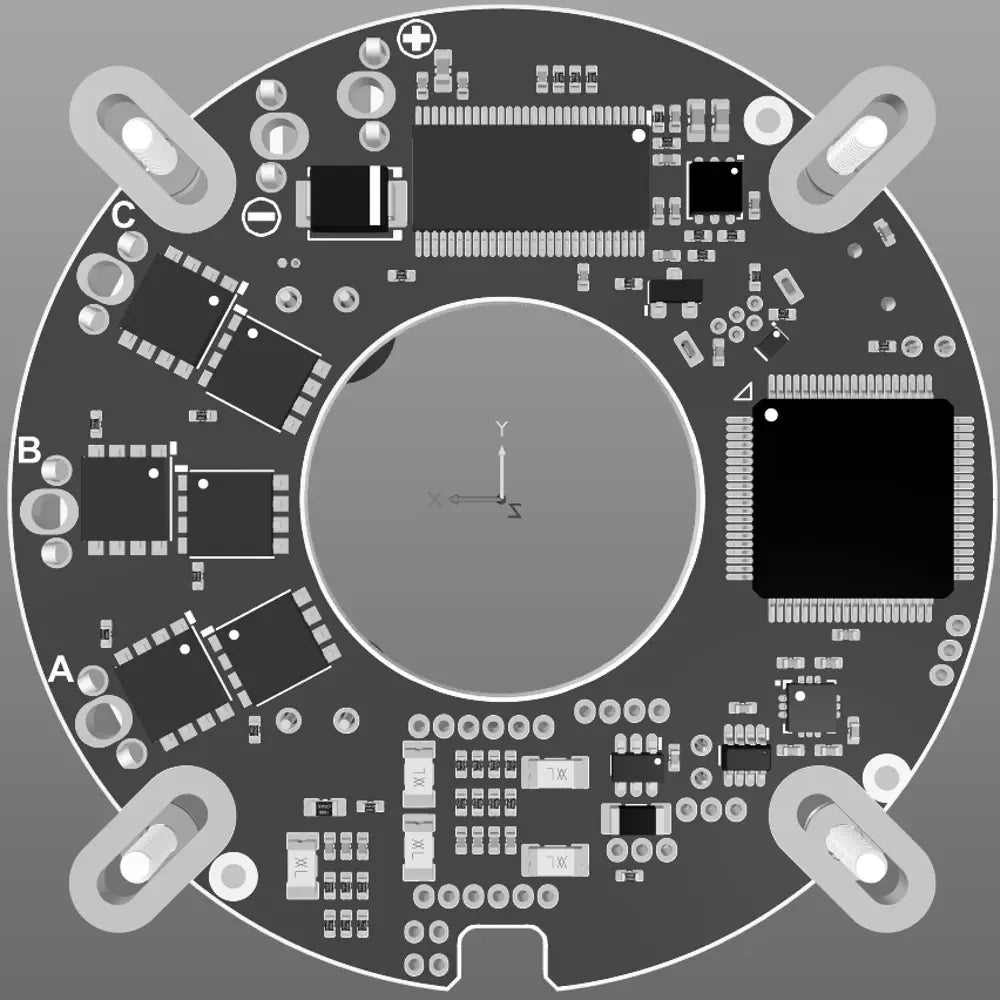 Servosila SC-60C Servo Drive (circular shape, hollow shaft)