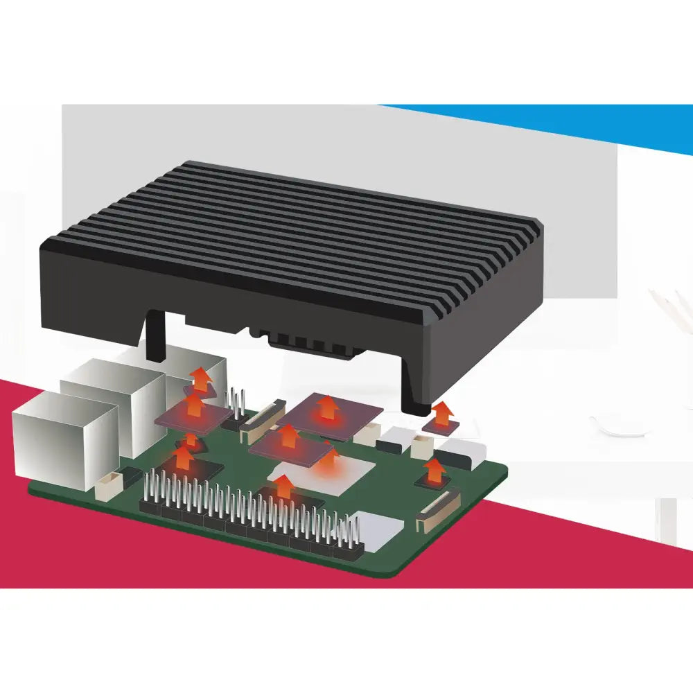 52Pi Passive Cooling Case for Raspberry Pi 5 - RobotShop