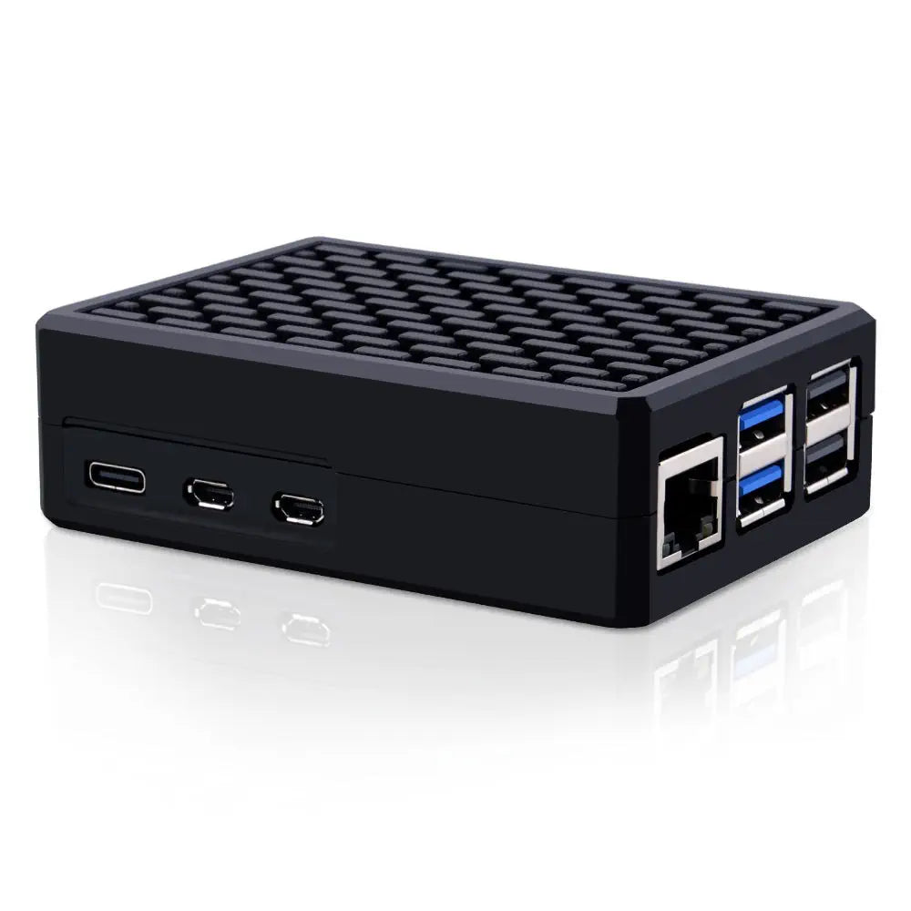 52Pi Armor Case V5 Passive Cooling Shell for Raspberry Pi 5 (Black)