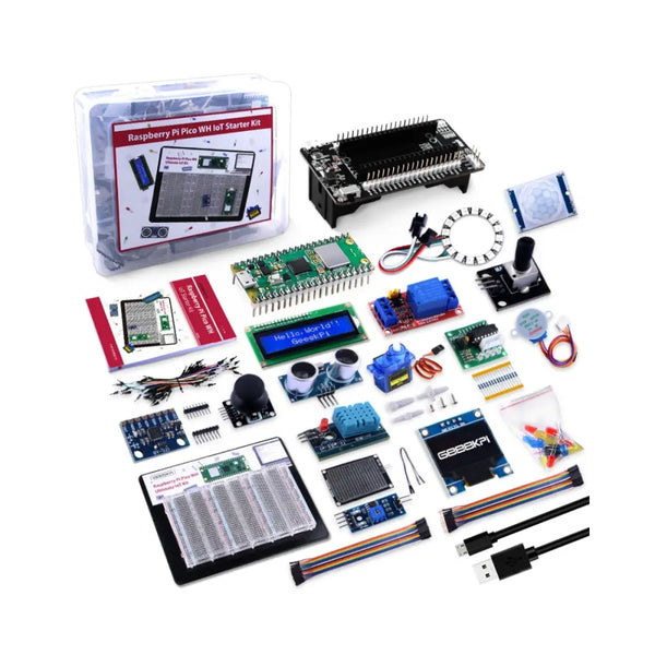 新品 RasTech Raspberry Pi Pico Starter Kit Raspberry Pi Pico W IoT Starter Kit w/ OLED Display & Multiple