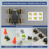 Hiwonder TurboPi Raspberry Pi Omnidirectional Mecanum Wheels Robot Car Kit with Camera Open Source Python for Beginners (Standard Kit with Raspberry Pi 4B 4GB)