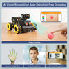 Hiwonder TurboPi Raspberry Pi Omnidirectional Mecanum Wheels Robot Car Kit with Camera Open Source Python for Beginners (Standard Kit with Raspberry Pi 4B 4GB)