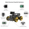 Hiwonder TurboPi Raspberry Pi Omnidirectional Mecanum Wheels Robot Car Kit with Camera Open Source Python for Beginners (Standard Kit with Raspberry Pi 4B 4GB)