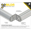ServoCity 4103 Series goTUBE (120mm Length)