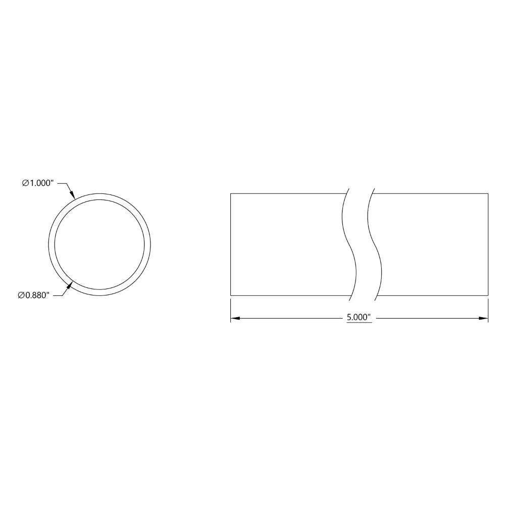 ServoCity 1.00" x 5.00" Tubing