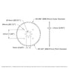 ServoCity #25 Pitch Acetal Hub-Mount Sprocket (14mm Bore, 42 Tooth)