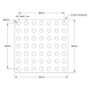ServoCity 1116 Series Grid Plate (7 x 7 Hole, 56 x 56mm)