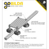 ServoCity 1116 Series Grid Plate (7 x 7 Hole, 56 x 56mm)