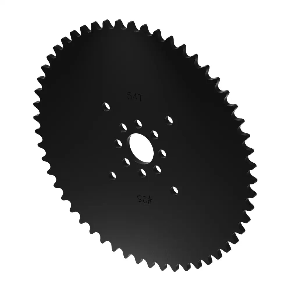 ServoCity #25 Pitch Acetal Hub-Mount Sprocket (14mm Bore, 54 Tooth)