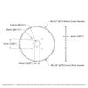 ServoCity #25 Pitch Acetal Hub-Mount Sprocket (14mm Bore, 54 Tooth)