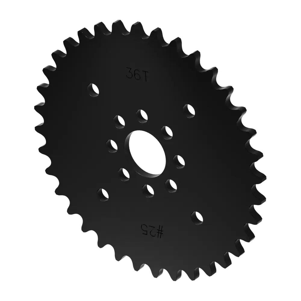 ServoCity #25 Pitch Acetal Hub-Mount Sprocket (14mm Bore, 36 Tooth)