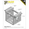 ServoCity 1103 Series L-Beam (41 Hole, 328mm Length) - 2 Pack