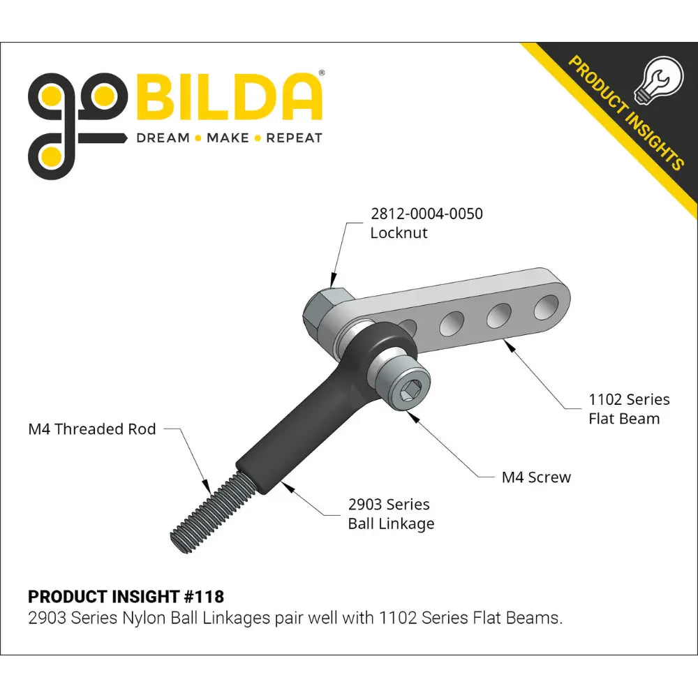 ServoCity 1102 Series Flat Beam (10 Hole, 80mm Length) - 2 Pack