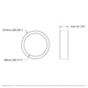 ServoCity 1522 Series 8mm ID Spacer (10mm OD, 3mm Length) - 4 Pack