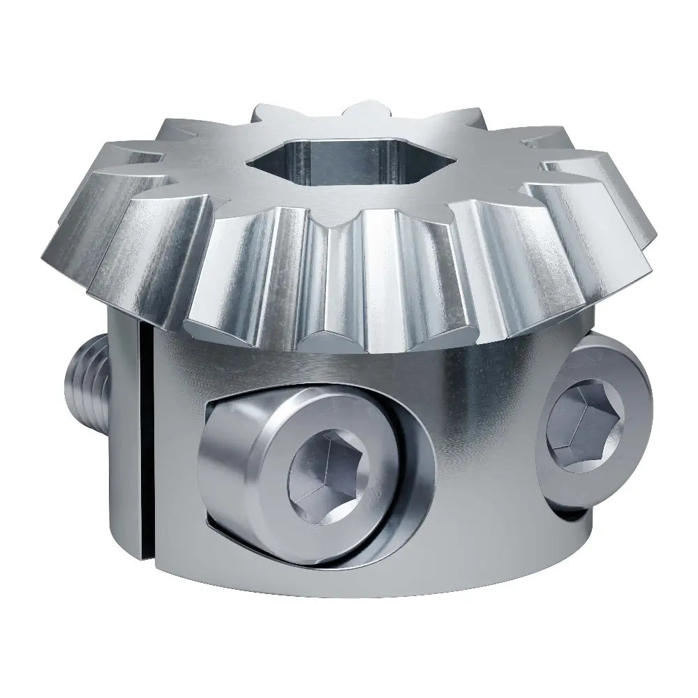 ServoCity 2306 Series, MOD 1.5, Clamping Pinion Bevel Gear (8mm REX™ Bore, 14 Tooth)