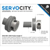 ServoCity 2920 Series Set-Screw Collar (1/2" Bore) - 2 Pack