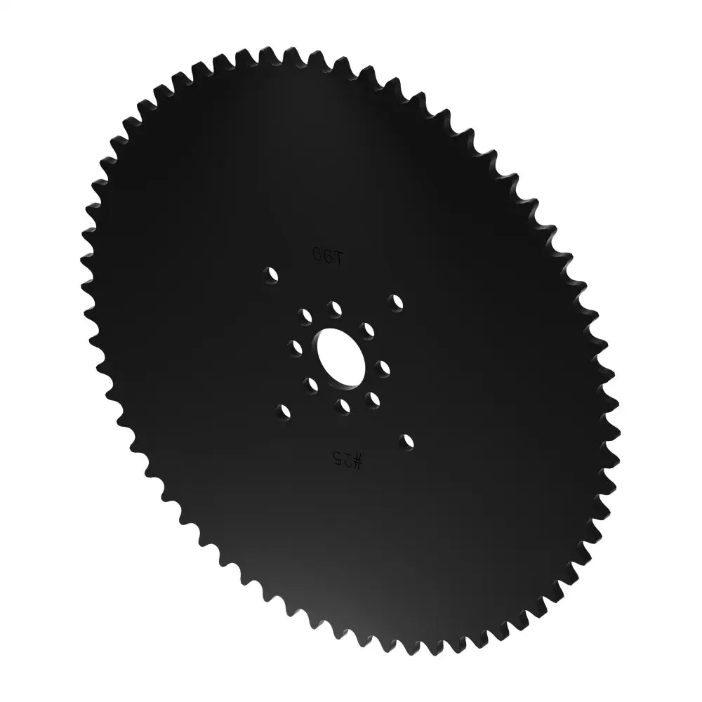 ServoCity #25 Pitch Acetal Hub-Mount Sprocket (14mm Bore, 66 Tooth)