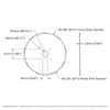 ServoCity #25 Pitch Acetal Hub-Mount Sprocket (14mm Bore, 66 Tooth)