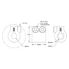 ServoCity 4000 Series Clamping Shaft Coupler (6mm Round Bore to 8mm Round Bore)