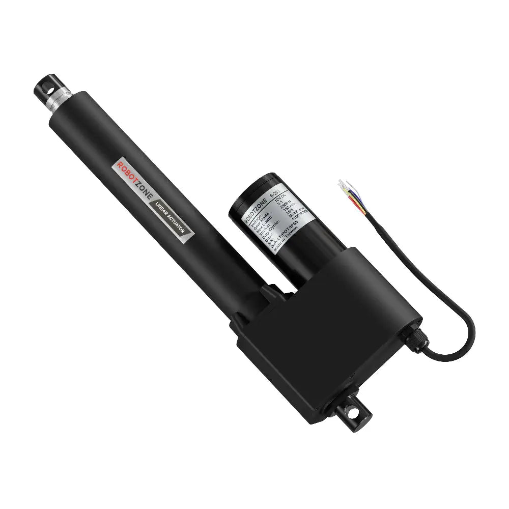 ServoCity 12V Super-Duty Linear Actuator (560lb Thrust, 2.6"/sec, 6" Stroke)