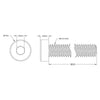 ServoCity 2804 Series Low Profile Socket Head Screw (M4 x 0.7mm, 35mm L) - 25pk