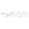 ServoCity 1106 Series Square Beam (19 Hole, 152mm Length)