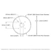 ServoCity #25 Pitch Acetal Hub-Mount Sprocket (14mm Bore, 44 Tooth)