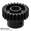ServoCity 2303 Series, MOD 0.8 Pinion Gear (1/4" Round Bore, 24 Tooth)