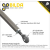 ServoCity 8mm REX™ Shaft w/ E-Clip (104mm Length)