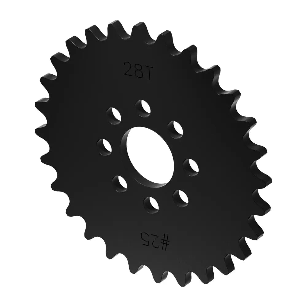 ServoCity #25 Pitch Acetal Hub-Mount Sprocket (14mm Bore, 28 Tooth)