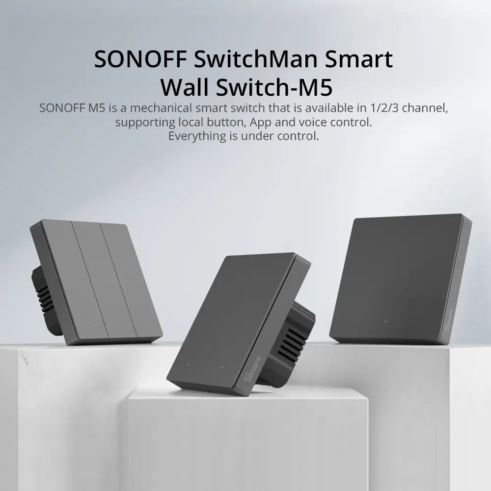 SONOFF SwitchMan Smart Wall Switch-M5 (1 Gang - Type 86)