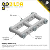 ServoCity 1102 Series Flat Beam (6 Hole, 48mm Length) - 2 Pack