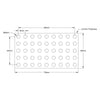 ServoCity 1116 Series Grid Plate (5 x 9 Hole, 40x 72mm)