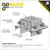 ServoCity 1106 Series Square Beam (35 Hole, 280mm Length)