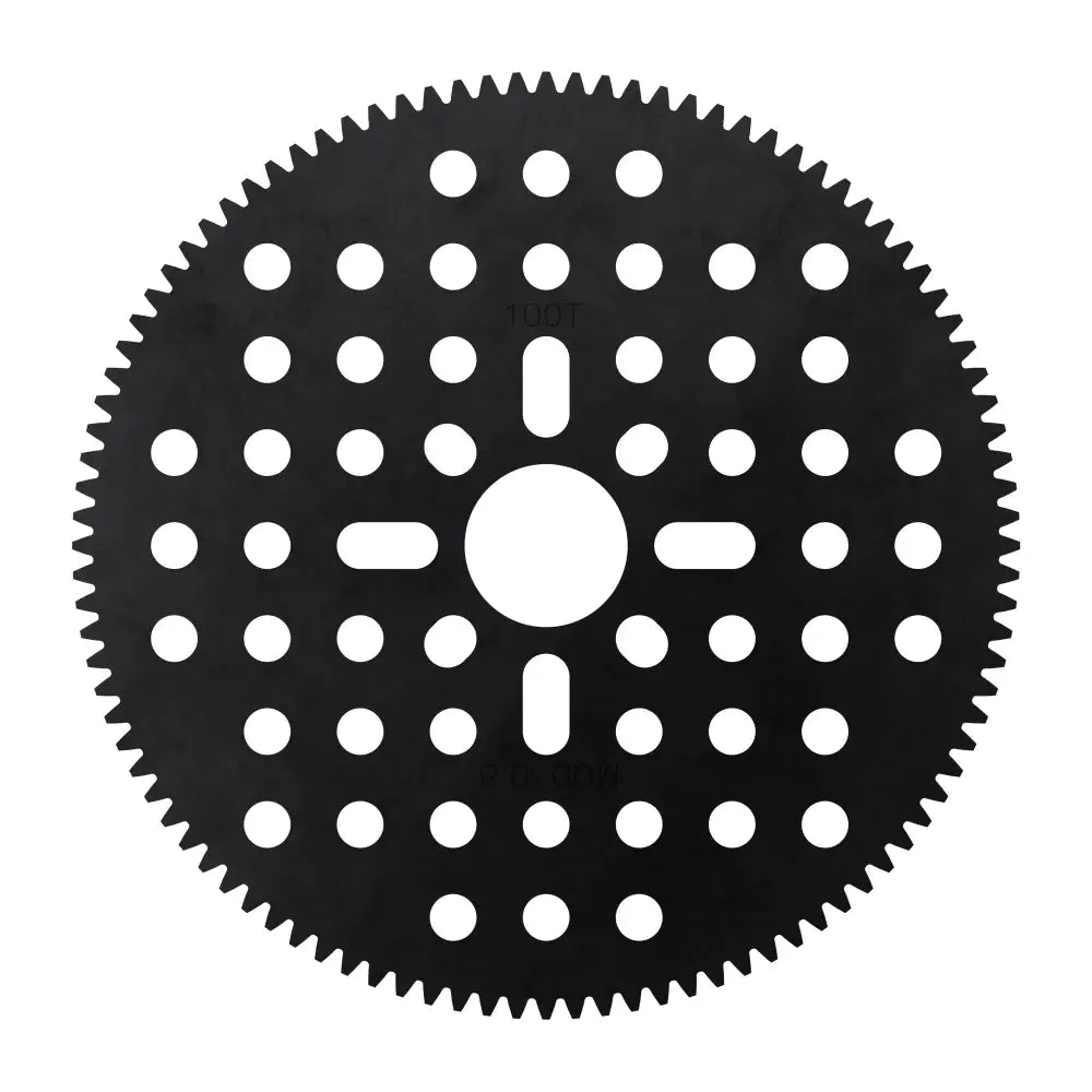 ServoCity 100 Tooth Hub-Mount Gear (MOD 0.8, 4mm Thick Acetal)