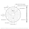 ServoCity 100 Tooth Hub-Mount Gear (MOD 0.8, 4mm Thick Acetal)