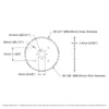 ServoCity #25 Pitch Acetal Hub-Mount Sprocket (14mm Bore, 40 Tooth)