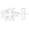 ServoCity 1700 Series Face Tapped Stepper Motor Mount (NEMA 14)