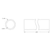 ServoCity 1.00" x 3.00" Tubing