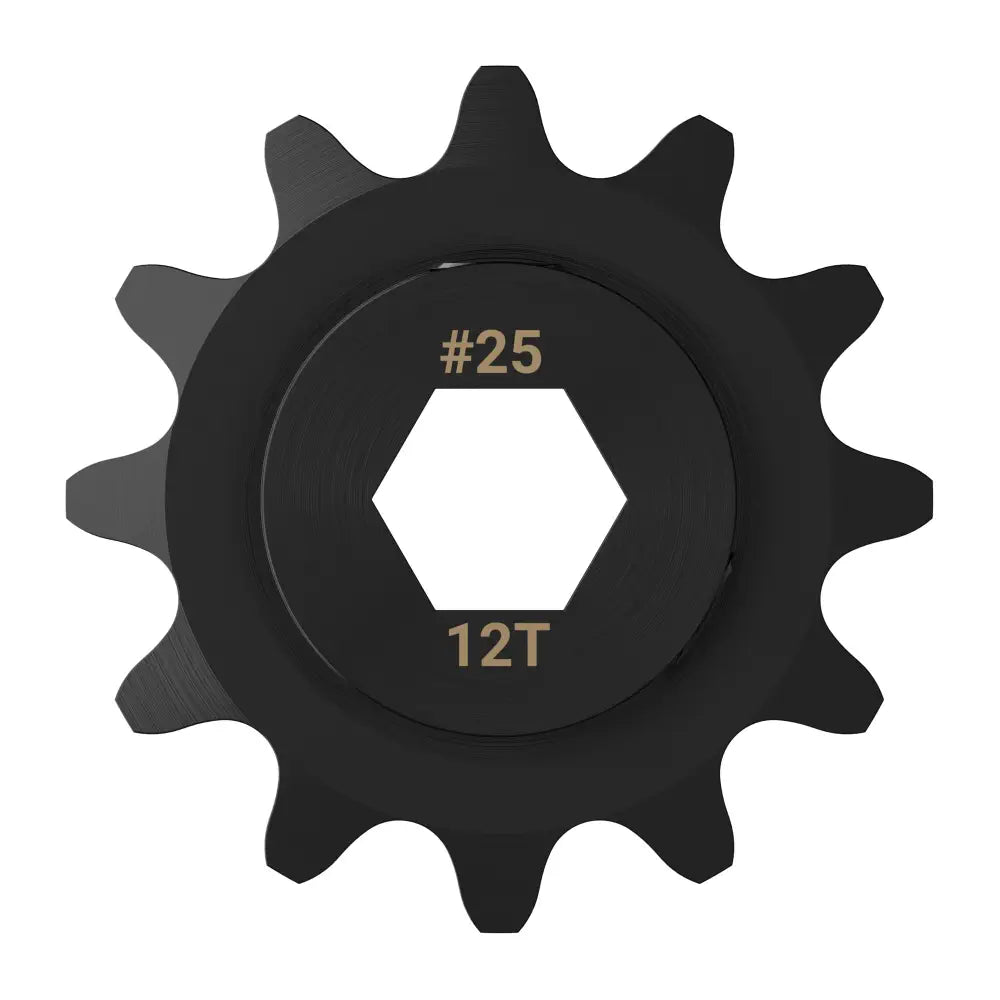 #25 Pitch Set-Screw Sprocket (8mm REX™ Bore, 12 Tooth)
